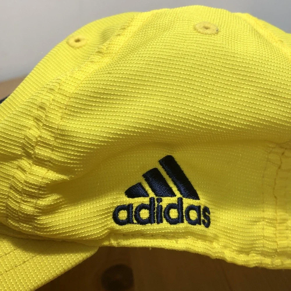 Michigan Wolverines Adidas Dance Team Slouch Buckle-Back Cap Hat One Size Yellow